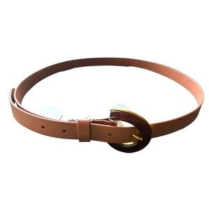 Zimmermann Brown Leather Belt With Buckle | Size Medium/Large